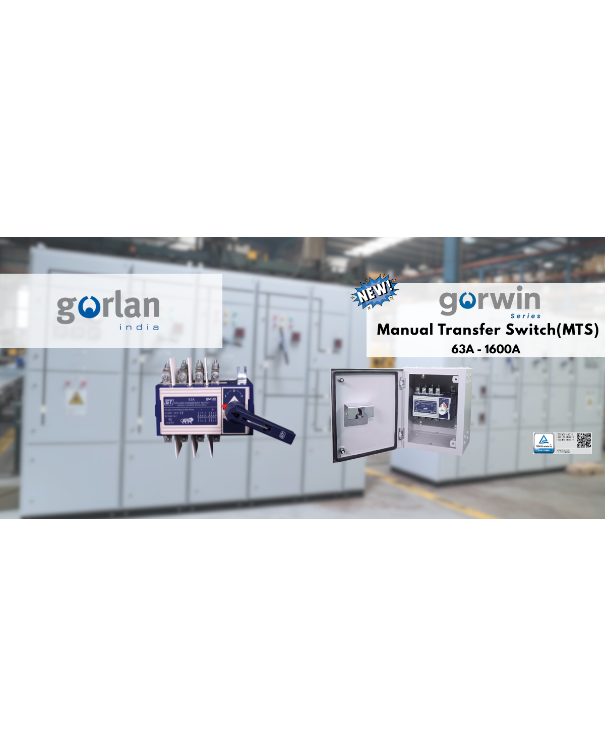 Industrial manual transfer switch for dependable power source management