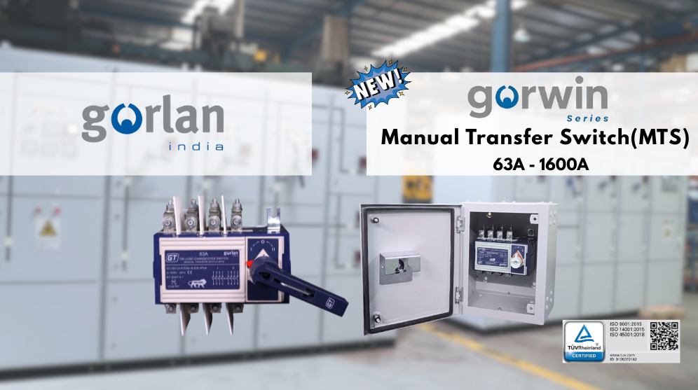 Introducing Gorwin CHO – Reliable Manual Transfer Switches for Safe Power Transfer